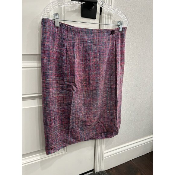 Womens Handmade Multicolor Tweed Skirt Blazer Set - Picture 6 of 11